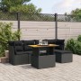 Set de sofás de jardín 6 piezas y cojines ratán sintético negro de , Conjuntos de jardín - Ref: Foro24-3270803, Precio: 381,5...