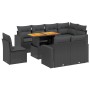 Set de sofás de jardín 8 piezas y cojines ratán sintético negro de , Conjuntos de jardín - Ref: Foro24-3271405, Precio: 631,3...
