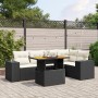 Set de sofás de jardín 6 piezas y cojines ratán sintético negro de , Conjuntos de jardín - Ref: Foro24-3272624, Precio: 408,1...