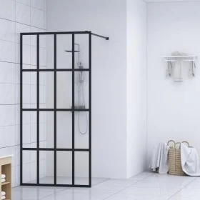 Transparent tempered glass shower screen 90x195 cm by vidaXL, Shower walls and screens - Ref: Foro24-145675, Price: 148,70 €,...