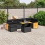 Set de sofás de jardín 8 piezas y cojines ratán sintético negro de , Conjuntos de jardín - Ref: Foro24-3274065, Precio: 519,5...