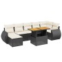 Set de sofás de jardín 8 piezas y cojines ratán sintético negro de , Conjuntos de jardín - Ref: Foro24-3275821, Precio: 494,2...