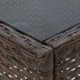 Mesa de jardín ratán sintético marrón 40x40x45 cm de vidaXL, Mesas de jardín - Ref: Foro24-45900, Precio: 54,78 €, Descuento: %