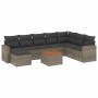 Set de sofás de jardín 10 pzas con cojines ratán sintético gris de , Conjuntos de jardín - Ref: Foro24-3256592, Precio: 547,6...