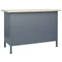 Black steel workbench 120x60x85 cm by vidaXL, Work tables - Ref: Foro24-145346, Price: 341,15 €, Discount: %