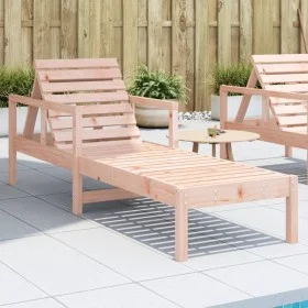 Tumbona de madera maciza douglas 199,5x62x55 cm de , Tumbonas - Ref: Foro24-832541, Precio: 98,76 €, Descuento: %