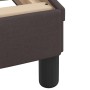 Estructura de cama con cabecero de tela marrón 100x200 cm de , Camas y somieres - Ref: Foro24-373128, Precio: 98,88 €, Descue...