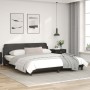 Estructura de cama con cabecero cuero sintético negro 180x200cm de , Camas y somieres - Ref: Foro24-373238, Precio: 193,27 €,...