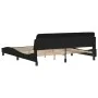 Bed frame with black fabric headboard 180x200 cm by , Beds and slatted bases - Ref: Foro24-373227, Price: 194,04 €, Discount: %