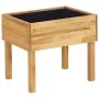 Jardinera elevada de madera maciza de acacia 50x40x45 cm de vidaXL, Maceteros y jardineras - Ref: Foro24-46585, Precio: 56,47...