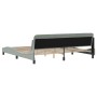 Estructura de cama con cabecero terciopelo gris claro 200x200cm de , Camas y somieres - Ref: Foro24-373252, Precio: 204,67 €,...