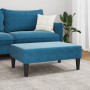 Reposapiés de terciopelo azul 77x55x31 cm de , Otomanas - Ref: Foro24-379556, Precio: 72,77 €, Descuento: %