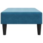 Reposapiés de terciopelo azul 77x55x31 cm de , Otomanas - Ref: Foro24-379556, Precio: 72,77 €, Descuento: %