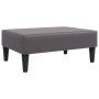 Reposapiés de cuero sintético gris 77x55x31 cm de , Otomanas - Ref: Foro24-379563, Precio: 81,78 €, Descuento: %