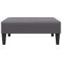 Reposapiés de cuero sintético gris 77x55x31 cm de , Otomanas - Ref: Foro24-379563, Precio: 81,78 €, Descuento: %