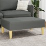 Reposapiés de tela gris oscuro 77x55x31 cm de , Otomanas - Ref: Foro24-379554, Precio: 57,61 €, Descuento: %