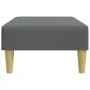 Fußhocker aus dunkelgrauem Stoff, 77 x 55 x 31 cm von , Osmanen - Ref: Foro24-379554, Preis: 56,87 €, Rabatt: %