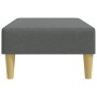 Reposapiés de tela gris oscuro 77x55x31 cm de , Otomanas - Ref: Foro24-379554, Precio: 57,61 €, Descuento: %