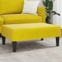 Reposapiés de terciopelo amarillo 77x55x31 cm de , Otomanas - Ref: Foro24-379561, Precio: 55,35 €, Descuento: %