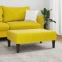 Reposapiés de terciopelo amarillo 77x55x31 cm de , Otomanas - Ref: Foro24-379561, Precio: 55,35 €, Descuento: %