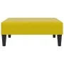 Reposapiés de terciopelo amarillo 77x55x31 cm de , Otomanas - Ref: Foro24-379561, Precio: 55,35 €, Descuento: %