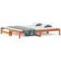 Sofá cama nido madera maciza de pino marrón cera 90x190 cm de , Camas y somieres - Ref: Foro24-844404, Precio: 129,01 €, Desc...