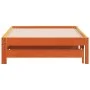 Sofá cama nido madera maciza de pino marrón cera 90x190 cm de , Camas y somieres - Ref: Foro24-844404, Precio: 129,01 €, Desc...