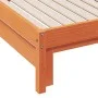 Sofá cama nido madera maciza de pino marrón cera 90x190 cm de , Camas y somieres - Ref: Foro24-844404, Precio: 129,01 €, Desc...