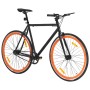 Bicicleta de piñón fijo negro y naranja 700c 59 cm de , Bicicletas - Ref: Foro24-92254, Precio: 310,29 €, Descuento: %