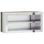 Armario de pared de cocina con estante acero inoxidable de , Recipiente para comida - Ref: Foro24-376444, Precio: 130,55 €, D...