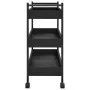 Carrito de cocina madera de ingeniería negro 50x30x70 cm de , Carros de cocina y comedor - Ref: Foro24-842356, Precio: 57,78 ...