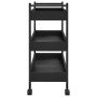 Carrito de cocina madera de ingeniería negro 50x30x70 cm de , Carros de cocina y comedor - Ref: Foro24-842356, Precio: 58,89 ...