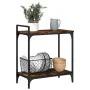Carrito cocina madera ingeniería roble ahumado 60,5x31x72,5 cm de , Carros de cocina y comedor - Ref: Foro24-842368, Precio: ...
