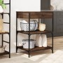 Carrito de cocina madera ingeniería marrón roble 60x48x89,5 cm de , Carros de cocina y comedor - Ref: Foro24-842375, Precio: ...