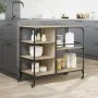 Sonoma oak engineered wood kitchen cart 100x45x89.5 cm by , Kitchen and dining carts - Ref: Foro24-842382, Price: 102,69 €, D...