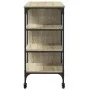 Sonoma oak engineered wood kitchen cart 100x45x89.5 cm by , Kitchen and dining carts - Ref: Foro24-842382, Price: 102,69 €, D...