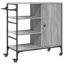 Carrito de cocina de madera gris Sonoma 87,5x38,5x84,5 cm de , Carros de cocina y comedor - Ref: Foro24-842389, Precio: 120,0...