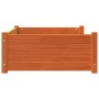 Cama para perros madera maciza pino marrón cera 95,5x65,5x28 cm de , Camas para perros - Ref: Foro24-844465, Precio: 81,59 €,...