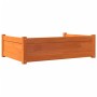 Cama para perros madera maciza pino marrón cera 95,5x65,5x28 cm de , Camas para perros - Ref: Foro24-844465, Precio: 81,59 €,...