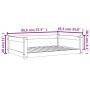Cama para perros madera maciza pino marrón cera 95,5x65,5x28 cm de , Camas para perros - Ref: Foro24-844465, Precio: 81,59 €,...