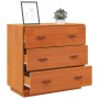 Aparador de madera maciza de pino marrón cera 80x40x75 cm de , Aparadores - Ref: Foro24-844471, Precio: 114,22 €, Descuento: %
