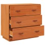 Aparador de madera maciza de pino marrón cera 80x40x75 cm de , Aparadores - Ref: Foro24-844471, Precio: 114,22 €, Descuento: %