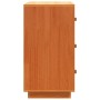 Aparador de madera maciza de pino marrón cera 80x40x75 cm de , Aparadores - Ref: Foro24-844471, Precio: 114,22 €, Descuento: %