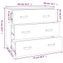 Aparador de madera maciza de pino marrón cera 80x40x75 cm de , Aparadores - Ref: Foro24-844471, Precio: 114,22 €, Descuento: %