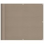 Pantalla de balcón 100% poliéster Oxford taupé 90x1000 cm de , Sombrillas - Ref: Foro24-4000244, Precio: 45,00 €, Descuento: %