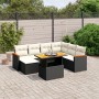 Set de sofás de jardín 8 piezas y cojines ratán sintético negro de , Conjuntos de jardín - Ref: Foro24-3273191, Precio: 460,7...