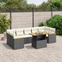Set de sofás de jardín 8 piezas y cojines ratán sintético negro de , Conjuntos de jardín - Ref: Foro24-3272988, Precio: 498,7...