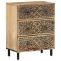 Aparador 2 piezas madera maciza de mango 60x33x75 cm de , Aparadores - Ref: Foro24-3206305, Precio: 354,38 €, Descuento: %