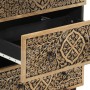 Aparador 2 piezas madera maciza de mango 60x33x75 cm de , Aparadores - Ref: Foro24-3206305, Precio: 354,38 €, Descuento: %