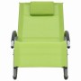 Tumbona con almohada textileno verde de vidaXL, Tumbonas - Ref: Foro24-47791, Precio: 95,05 €, Descuento: %